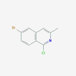 6-Bromo-1-chloro-3-methylisoquinoline - 