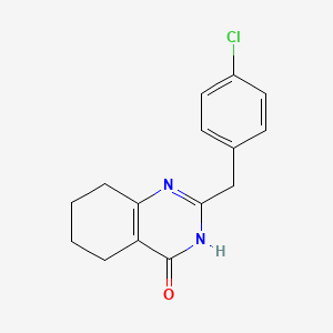 2-(4-Chlorobenzyl)-5,6,7,8-tetrahydroquinazolin-4(1H)-one - 87753-20-6