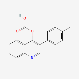 3-(p-Tolyl)quinolin-4-yl hydrogen carbonate - 