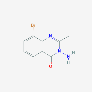 3-Amino-8-bromo-2-methylquinazolin-4(3H)-one - 89258-52-6
