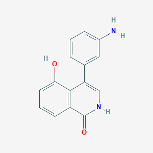 4-(3-Aminophenyl)-5-hydroxyisoquinolin-1(2H)-one - 656234-41-2