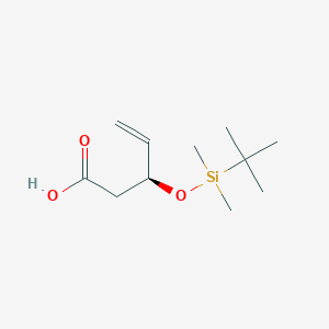 (S)-3-((tert-Butyldimethylsilyl)oxy)pent-4-enoic acid - 