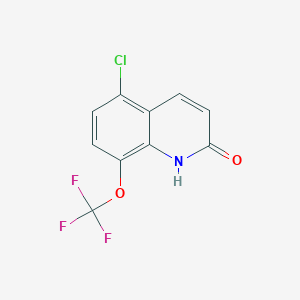5-Chloro-8-(trifluoromethoxy)quinolin-2(1H)-one - 