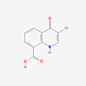 3-Bromo-4-oxo-1,4-dihydroquinoline-8-carboxylic acid - 