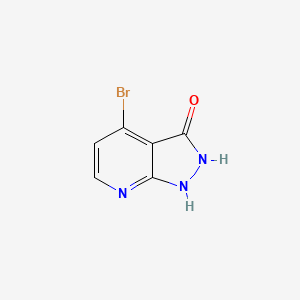 4-Bromo-1H-pyrazolo[3,4-b]pyridin-3-ol - 