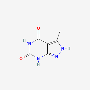 3-Methyl-1H-pyrazolo[3,4-d]pyrimidine-4,6(5H,7H)-dione - 