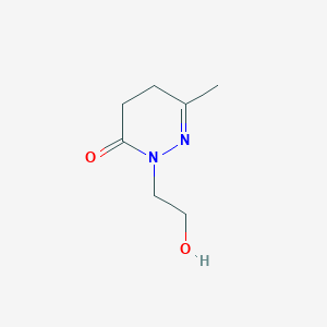 2-(2-Hydroxyethyl)-6-methyl-4,5-dihydropyridazin-3(2H)-one - 