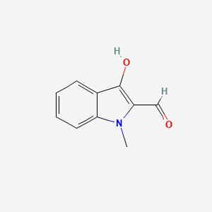 3-hydroxy-1-methyl-1H-indole-2-carbaldehyde - 