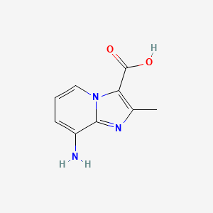 8-Amino-2-methylimidazo[1,2-a]pyridine-3-carboxylic acid - 