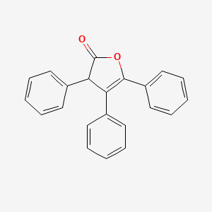 3,4,5-Triphenyl-2(3H)-furanone - 116435-28-0