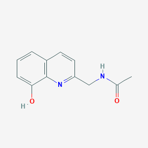 N-((8-Hydroxyquinolin-2-yl)methyl)acetamide - 648896-21-3