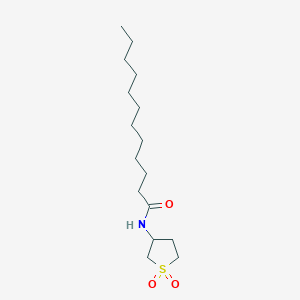 N-(1,1-dioxothiolan-3-yl)dodecanamide - 24373-83-9