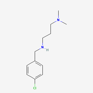 [(4-Chlorophenyl)methyl][3-(dimethylamino)propyl]amine - 