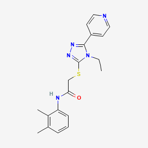 N-(2,3-dimethylphenyl)-2-{[4-ethyl-5-(pyridin-4-yl)-4H-1,2,4-triazol-3-yl]sulfanyl}acetamide - 482639-63-4