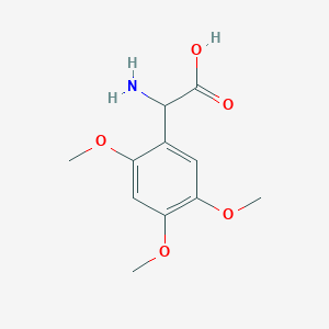 2-amino-2-(2,4,5-trimethoxyphenyl)acetic Acid - 318270-07-4