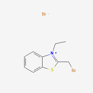 2-(Bromomethyl)-3-ethylbenzo[d]thiazol-3-ium bromide - 