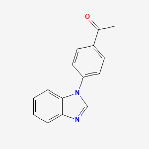 1-[4-(1H-benzimidazol-1-yl)phenyl]ethanone - 25700-10-1