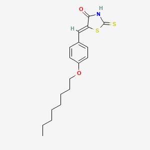 5-[(4-Octyloxyphenyl)methylene]-2-thioxo-1,3-thiazolidin-4-one - 