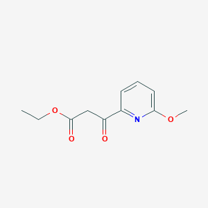 Ethyl 3-(6-methoxypyridin-2-yl)-3-oxopropanoate - 