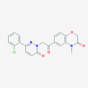 6-{[3-(2-chlorophenyl)-6-oxopyridazin-1(6H)-yl]acetyl}-4-methyl-2H-1,4-benzoxazin-3(4H)-one - 