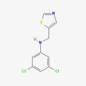 3,5-dichloro-N-(1,3-thiazol-5-ylmethyl)aniline - 
