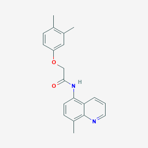 2-(3,4-dimethylphenoxy)-N-(8-methylquinolin-5-yl)acetamide - 