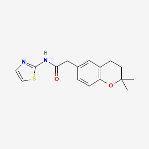 2-(2,2-dimethylchroman-6-yl)-N-(thiazol-2-yl)acetamide - 
