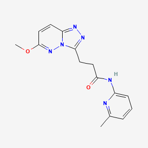 3-(6-methoxy-[1,2,4]triazolo[4,3-b]pyridazin-3-yl)-N-(6-methylpyridin-2-yl)propanamide - 