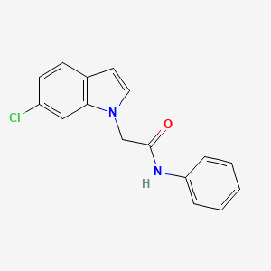 2-(6-chloro-1H-indol-1-yl)-N-phenylacetamide - 