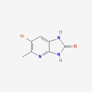 6-bromo-5-methyl-1H-imidazo[4,5-b]pyridin-2-ol - 116035-73-5