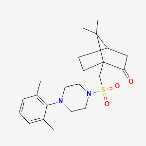 1-({[4-(2,6-Dimethylphenyl)piperazin-1-yl]sulfonyl}methyl)-7,7-dimethylbicyclo[2.2.1]heptan-2-one - 