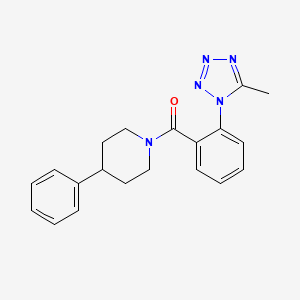 [2-(5-methyl-1H-tetrazol-1-yl)phenyl](4-phenylpiperidin-1-yl)methanone - 