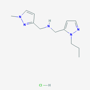 1-(1-methyl-1H-pyrazol-3-yl)-N-[(1-propyl-1H-pyrazol-5-yl)methyl]methanamine - 