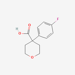 4-(4-Fluorophenyl)tetrahydro-2H-pyran-4-carboxylic acid - 473706-11-5