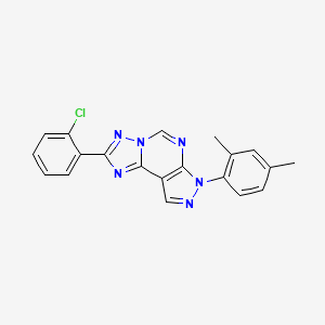 2-(2-chlorophenyl)-7-(2,4-dimethylphenyl)-7H-pyrazolo[4,3-e][1,2,4]triazolo[1,5-c]pyrimidine - 