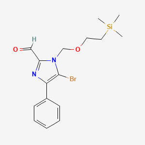 5-Bromo-4-phenyl-1-[[2-(trimethylsilyl)ethoxy]methyl]-1H-imidazole-2-carbaldehyde - 