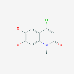 4-Chloro-6,7-dimethoxy-1-methylquinolin-2(1H)-one - 878380-79-1