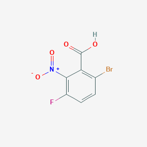 6-Bromo-3-fluoro-2-nitrobenzoic acid - 