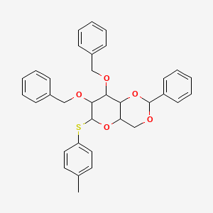 4-Methylphenyl 2,3-di-o-benzyl-4,6-o-benzylidene-1-thio-alpha-d-mannopyranoside - 