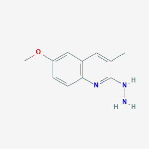 2-Hydrazinyl-6-methoxy-3-methylquinoline - 