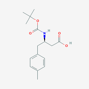 (R)-3-((tert-butoxycarbonyl)amino)-4-(p-tolyl)butanoic acid - 269398-85-8