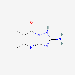 2-amino-5,6-dimethyl[1,2,4]triazolo[1,5-a]pyrimidin-7(4H)-one - 879034-73-8