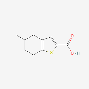 5-Methyl-4,5,6,7-tetrahydro-1-benzothiophene-2-carboxylic acid - 588698-05-9