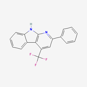 2-phenyl-4-(trifluoromethyl)-9H-pyrido[2,3-b]indole - 