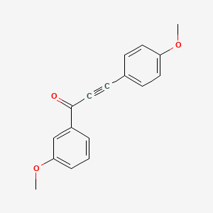 1-(3-Methoxyphenyl)-3-(4-methoxyphenyl)prop-2-yn-1-one - 705255-89-6