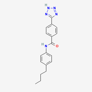 N-(4-butylphenyl)-4-(2H-tetrazol-5-yl)benzamide - 651769-63-0