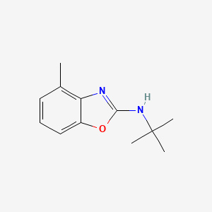 N-tert-Butyl-4-methylbenzo[d]oxazol-2-amine - 