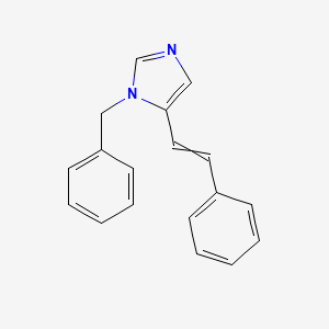 1-Benzyl-5-(2-phenylethenyl)-1H-imidazole - 654653-15-3