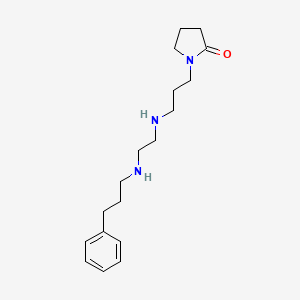 1-[3-[2-(3-Phenylpropylamino)ethylamino]propyl]pyrrolidin-2-one - 627523-66-4