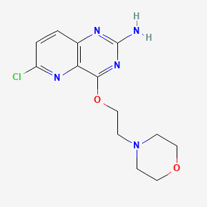 6-Chloro-4-[2-(morpholin-4-yl)ethoxy]pyrido[3,2-d]pyrimidin-2-amine - 917758-01-1